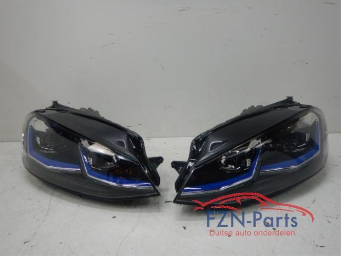 VW Golf 7 GTE Facelift Xenon LED L+R Koplamp Set, Auto-onderdelen, Verlichting, Ophalen of Verzenden, Gebruikt