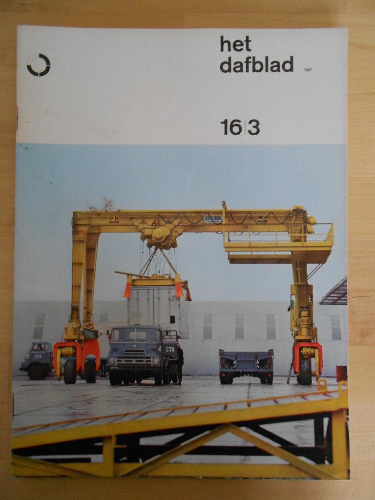 DAF DAFblad tijdschrift 1967 nummer 3 – Pony Kalmar DO 2600, Gelezen, Ophalen of Verzenden, Overige merken, DAF