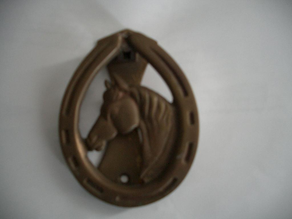deurklopper paard brons antiek klopper deur sfeer decoratie, Ophalen of Verzenden, Brons