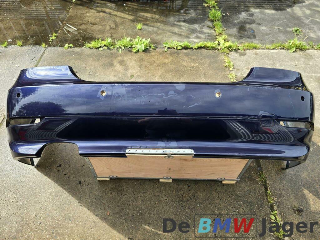 Achterbumper blauw BMW 5-serie E60 51120149318, Gebruikt, Ophalen of Verzenden, Achter, Bumper