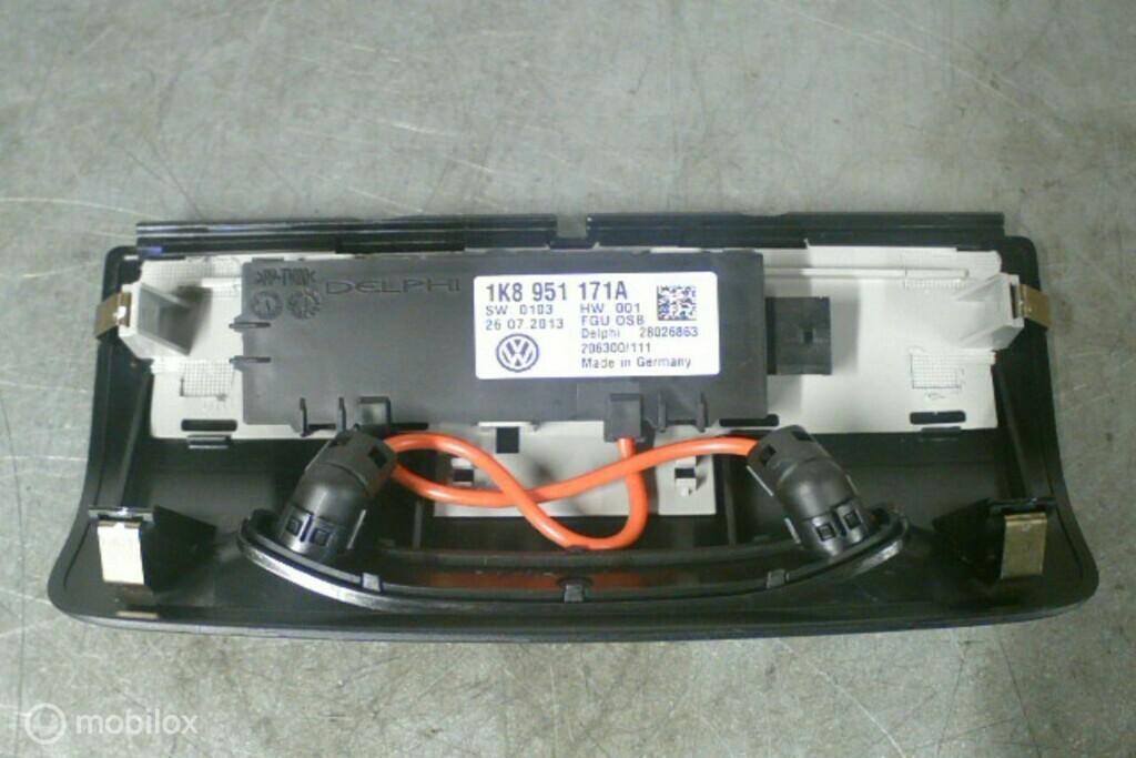 Ultrasoonsensor Alarmmodule 1K8951171A VW Polo 6R ('09-'14), Gebruikt, Volkswagen, Ophalen of Verzenden, Volkswagen