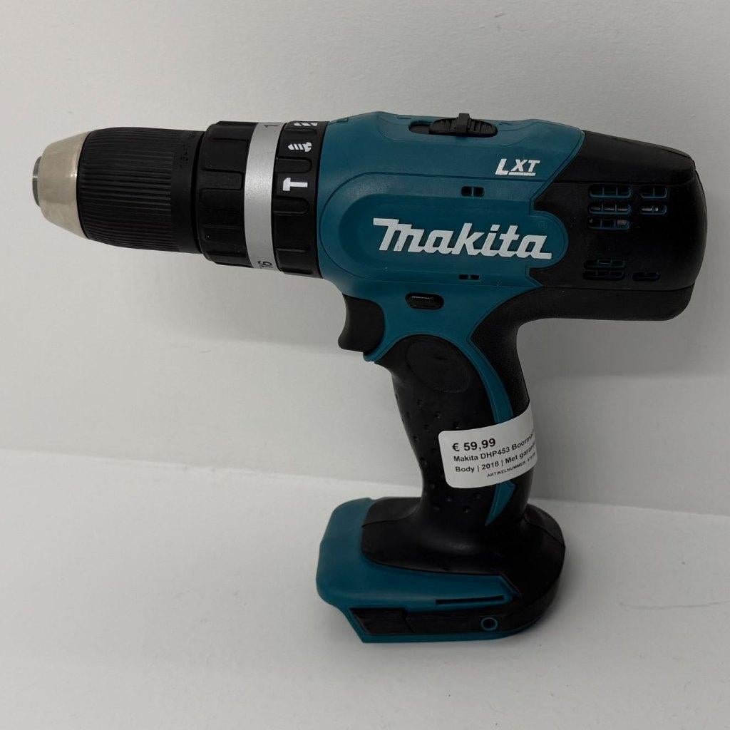 Makita DHP453 Boormachine 2018 | Losse body | Met garantie, Doe-het-zelf en Verbouw, Gereedschap | Boormachines, Boormachine, Dordrecht@usedproducts.nl