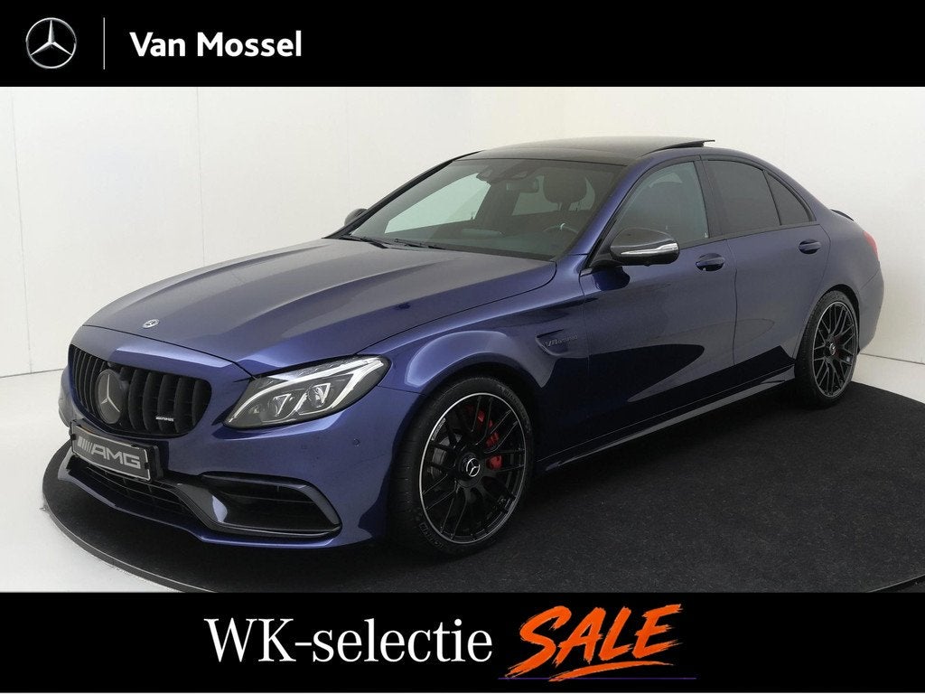 Mercedes-Benz C-klasse AMG 63 S Panoramadak / Memory Seats /, Auto's, Mercedes-Benz, Automaat, Achterwielaandrijving, Gebruikt