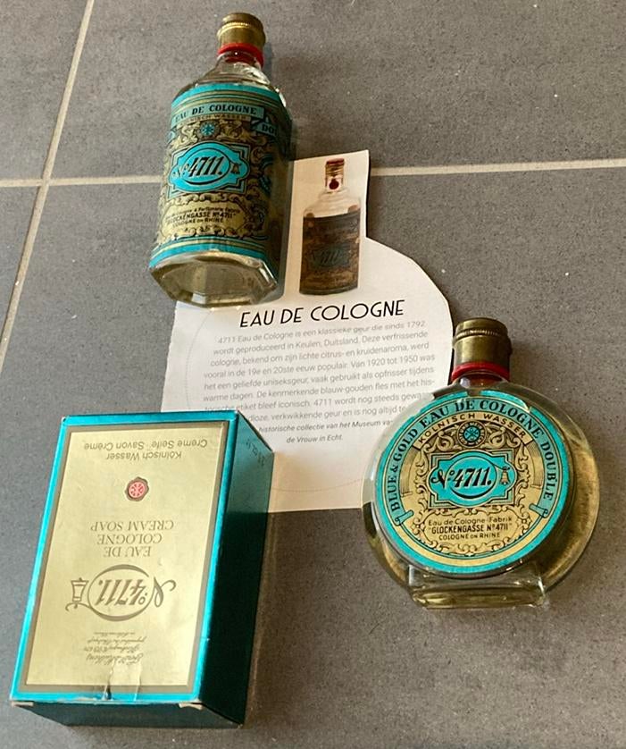 Vintage 4711 Eau de Cologne en zeep, Ophalen of Verzenden, Zo goed als nieuw