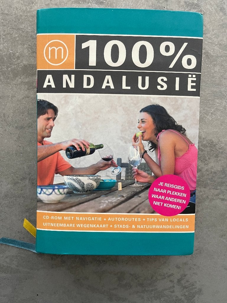 Reisgids 100% Andalusie + wat extra's, Overige merken, Europa, Ophalen of Verzenden, Zo goed als nieuw
