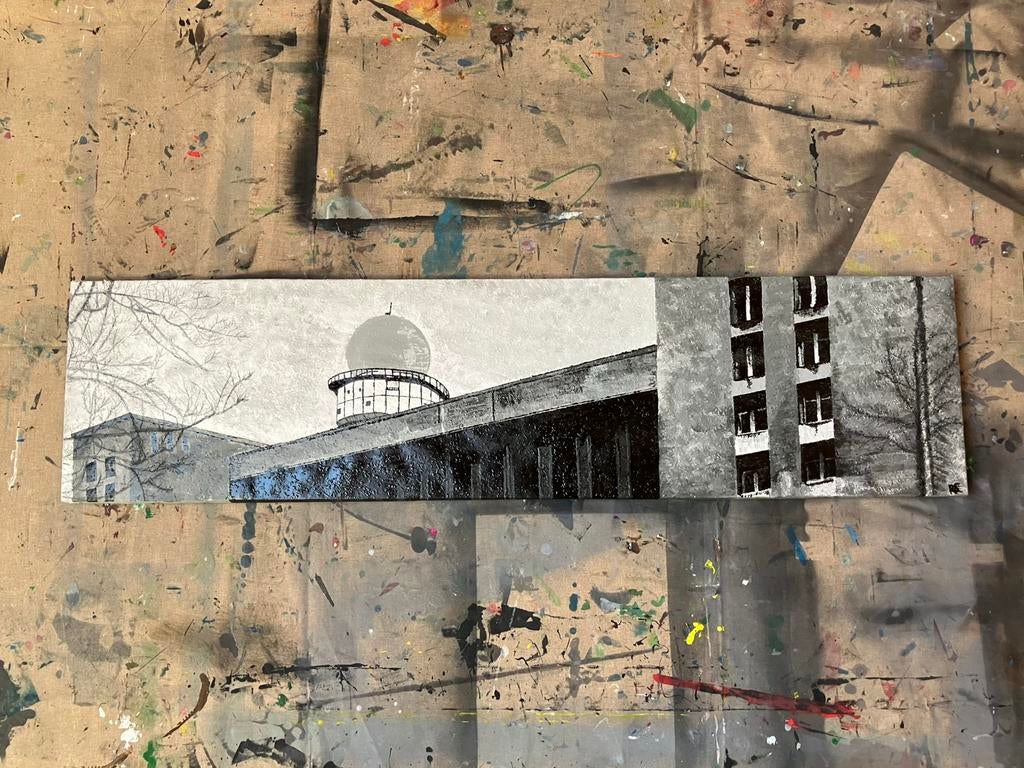 ‘Tempelhof ‘22’ modern realistisch schilderij, Ophalen of Verzenden