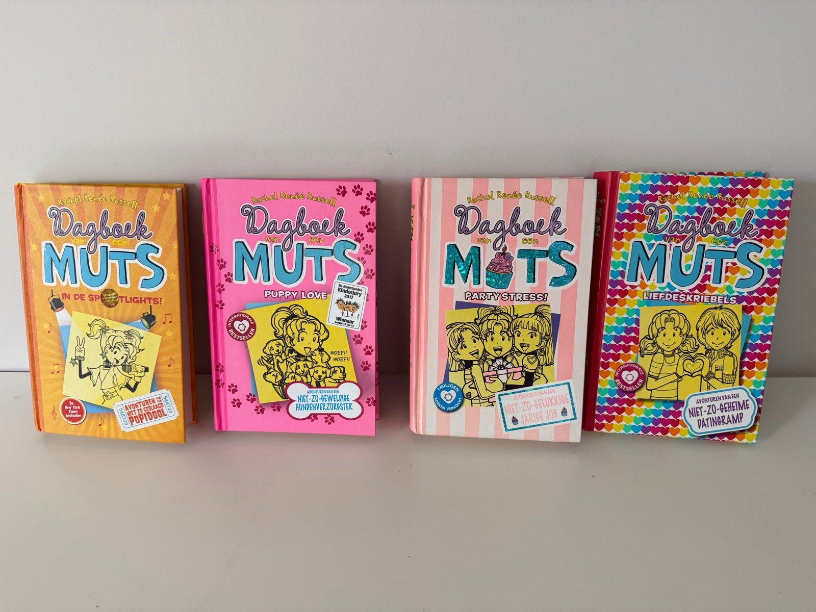 Dagboek van een Muts - Complete set van 4 boeken, Ophalen, Zo goed als nieuw, Fictie