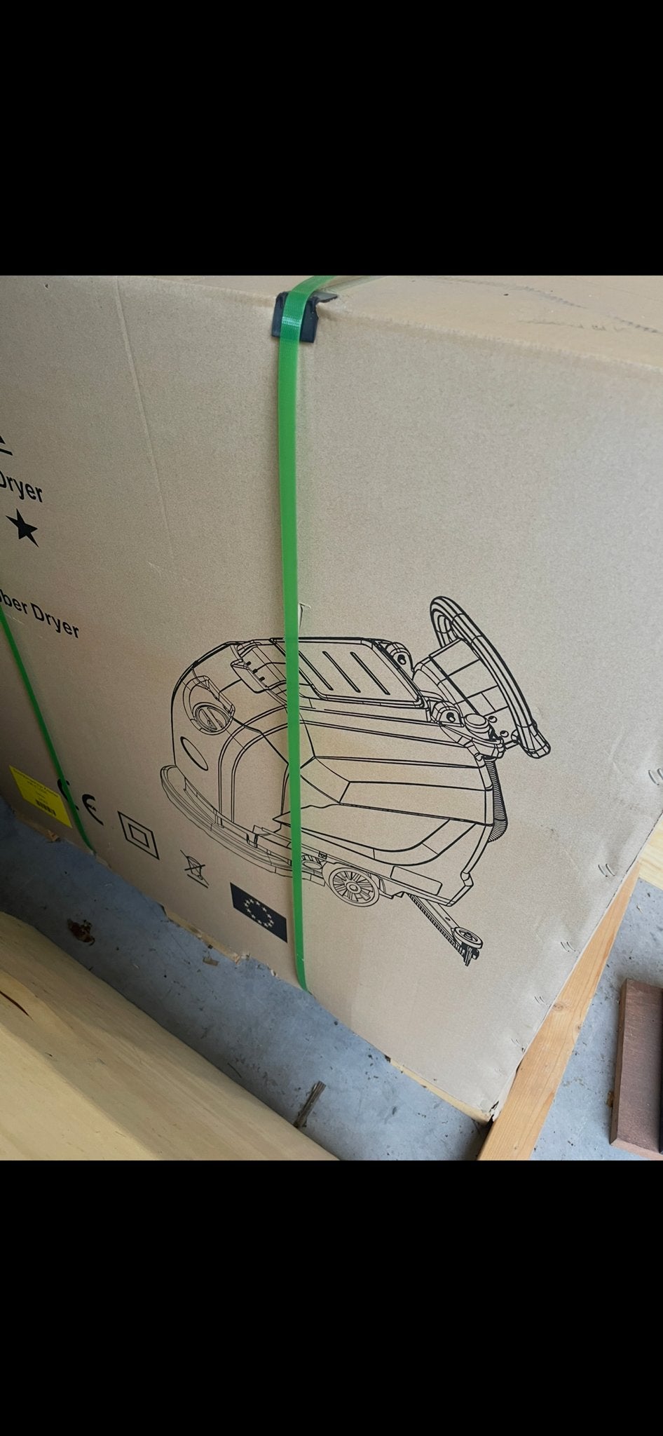 Kremer KR-FL50A Vloer Schrobzuigmachine - Nieuw in doos, Witgoed en Apparatuur, Ophalen, Overige merken, Nieuw, Vloerreiniger