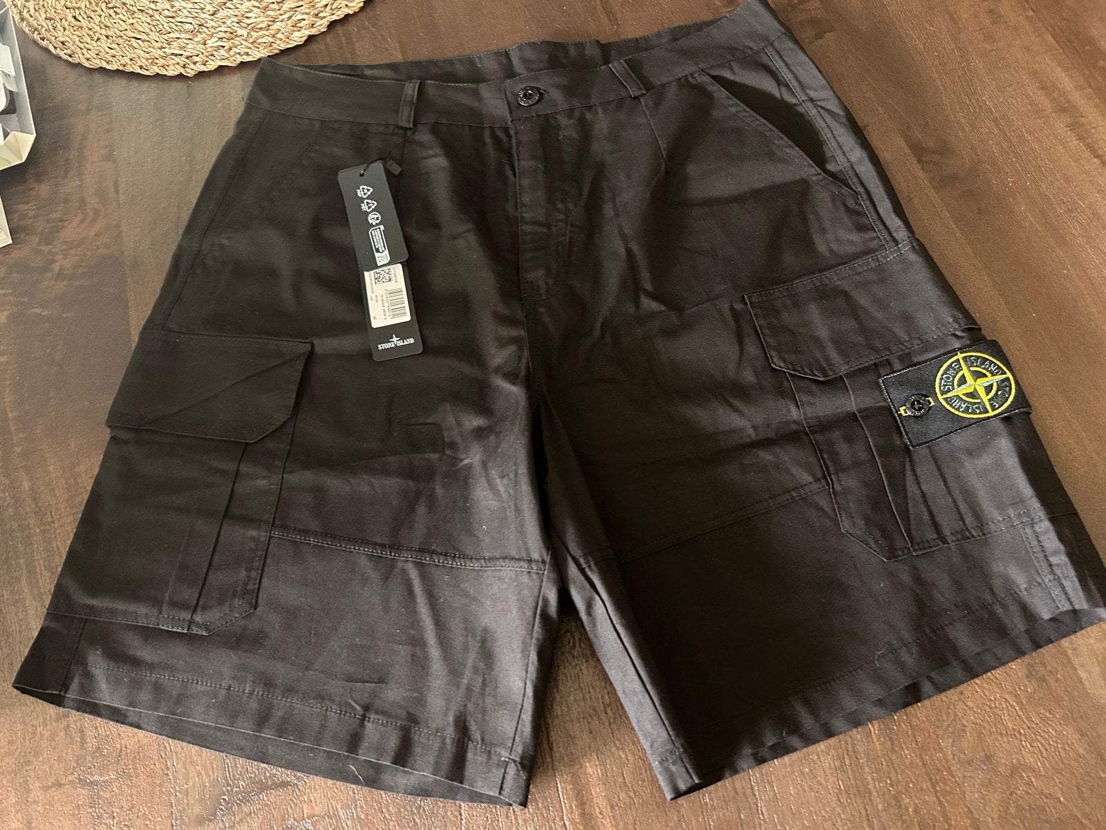 Stone Island Cargo Shorts Zwart Maat S, Ophalen of Verzenden, Nieuw, Maat 46 (S) of kleiner, Zwart