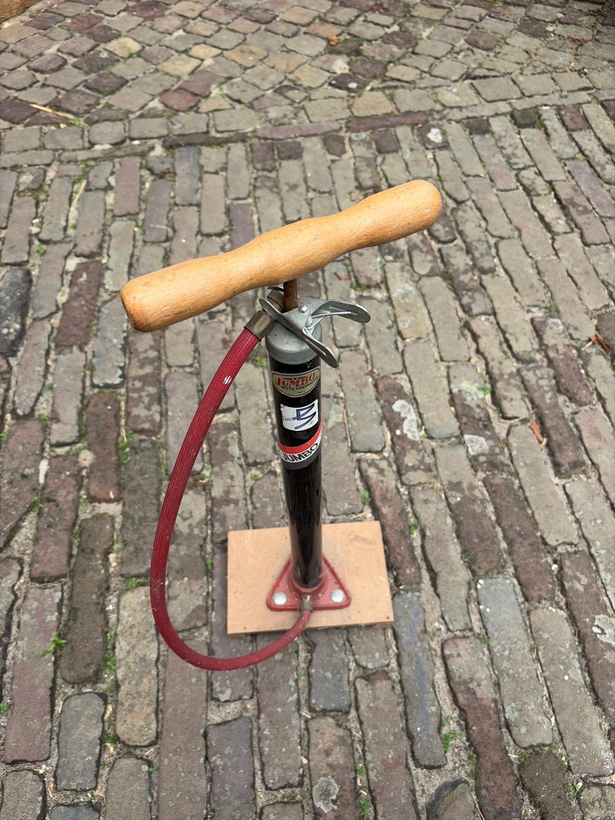 Jumbo Fiets Pomp - Vintage en Functioneel, Ophalen, Gebruikt