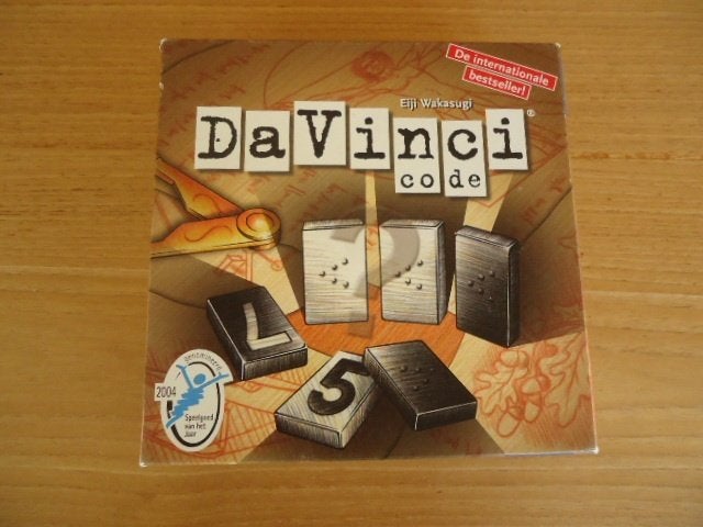 Davinci Code, Hobby en Vrije tijd, Gezelschapsspellen | Bordspellen, Een of twee spelers, Ophalen of Verzenden, Zo goed als nieuw