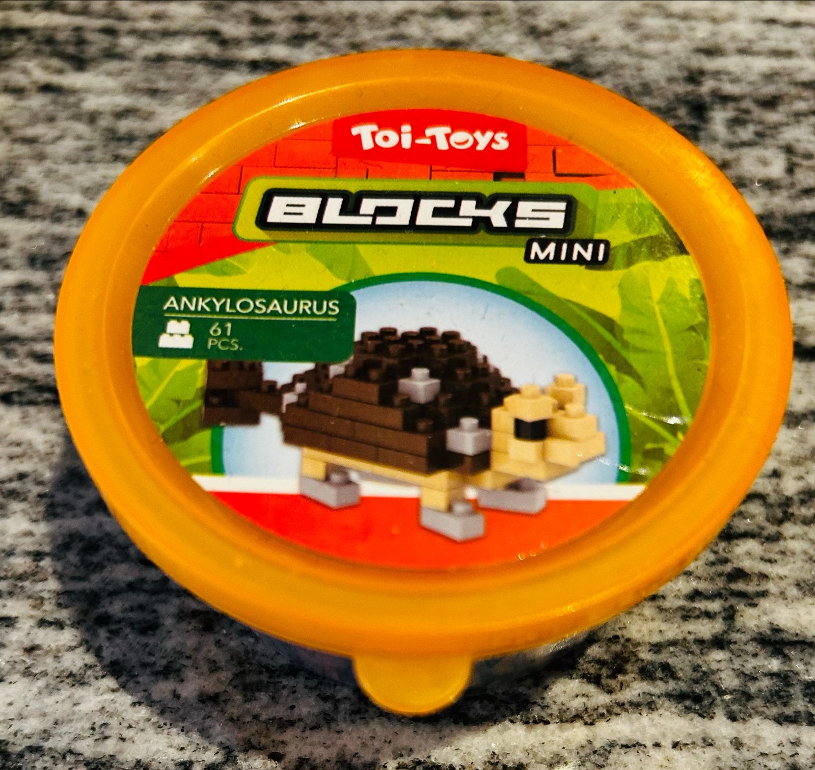 Gratis Toi-Toys Blocks Mini Ankylosaurus Bouwpakket 61 St., Ophalen, Nieuw, Overige merken