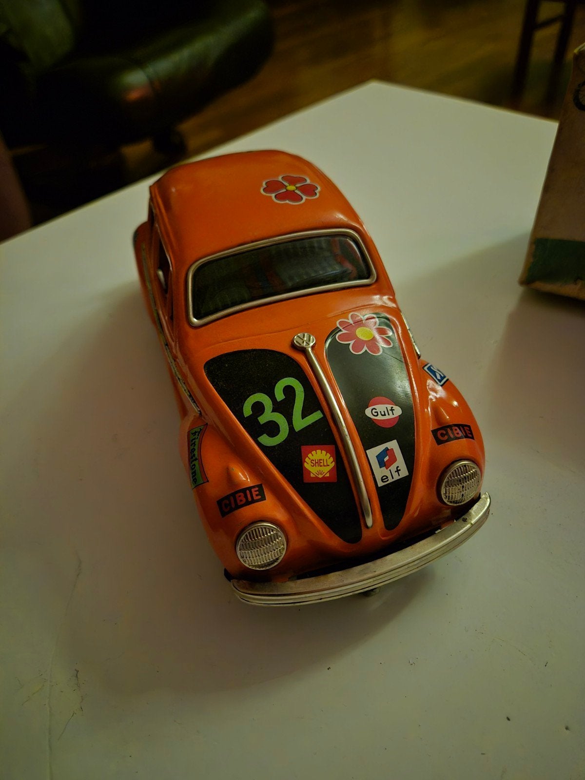 Vintage Speelgoed Auto Kever - 'Love Love Beetle' C-611, Ophalen of Verzenden, Gebruikt, Auto