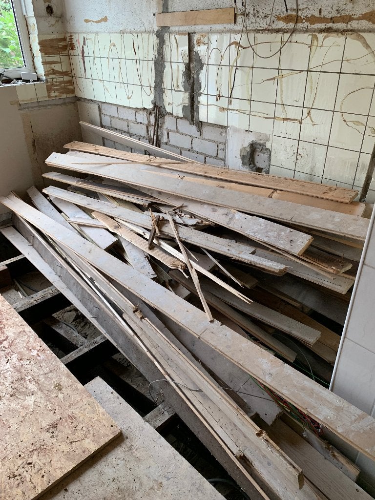 Houten latjes, brandhout, 3 tot 6 m³, Ophalen, Overige houtsoorten
