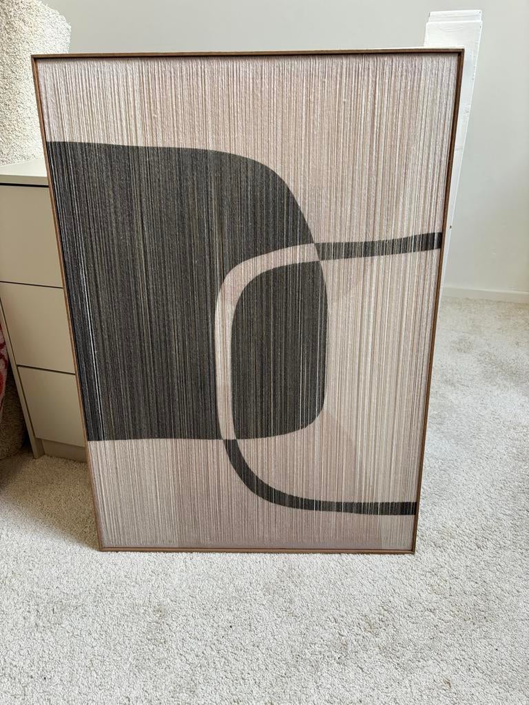 Modern Wanddecoratie met Draadkunst - Abstract Design, Ophalen