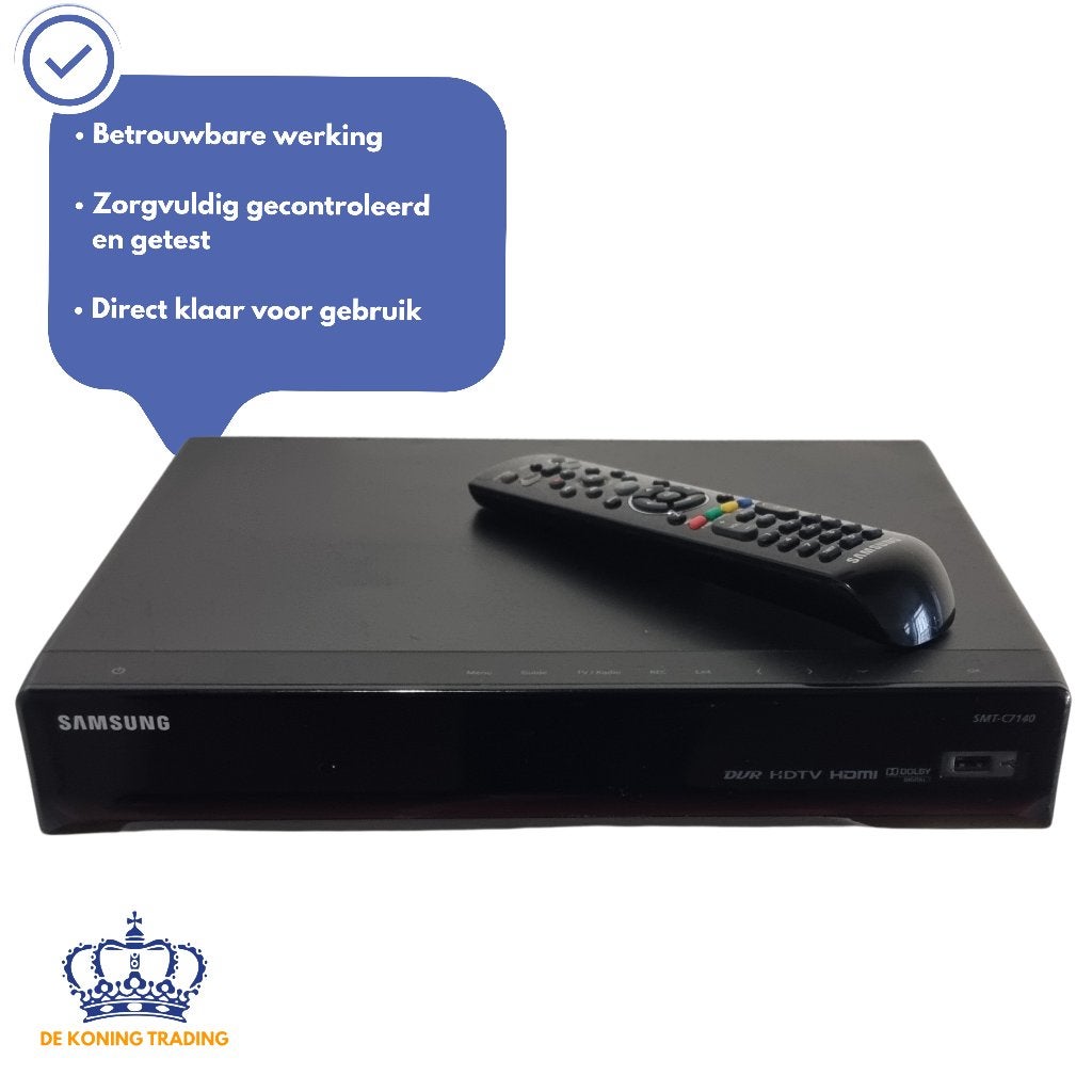 Samsung SMT-C7140 | HD Ontvanger | 320GB HDD Recorder | HDMI, Samsung, Decoder, Verzenden, Zo goed als nieuw