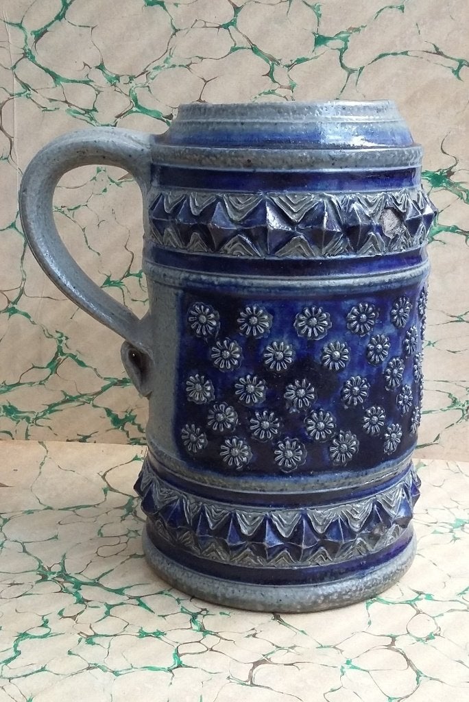 Omstreeks 1675 - 1725 Westerwald Raeren Bodemvondst Pint, Antiek en Kunst, Antiek | Keramiek en Aardewerk, Ophalen of Verzenden