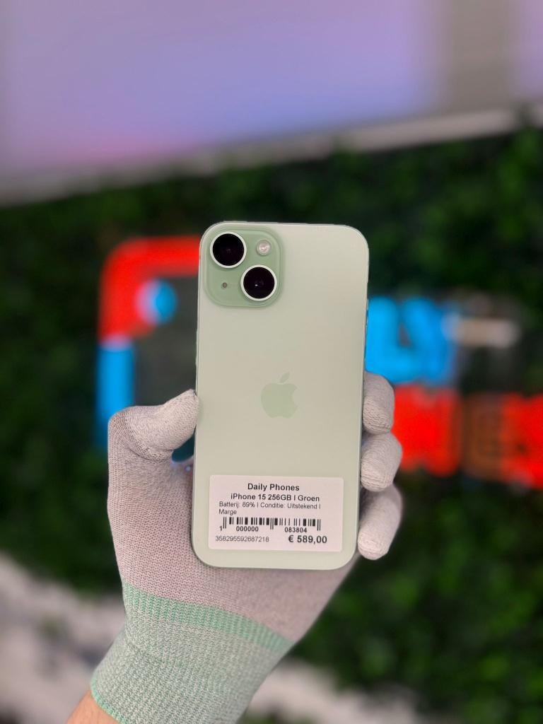 Zo goed als nieuw Apple iPhone 15 256GB, Ophalen of Verzenden, Zo goed als nieuw