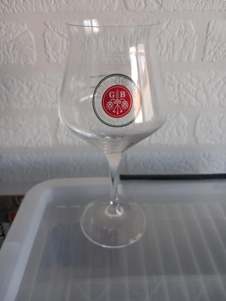 Lux Bierglas Grolsch Proeverij, Ophalen of Verzenden, Nieuw, Glas of Glazen, Grolsch