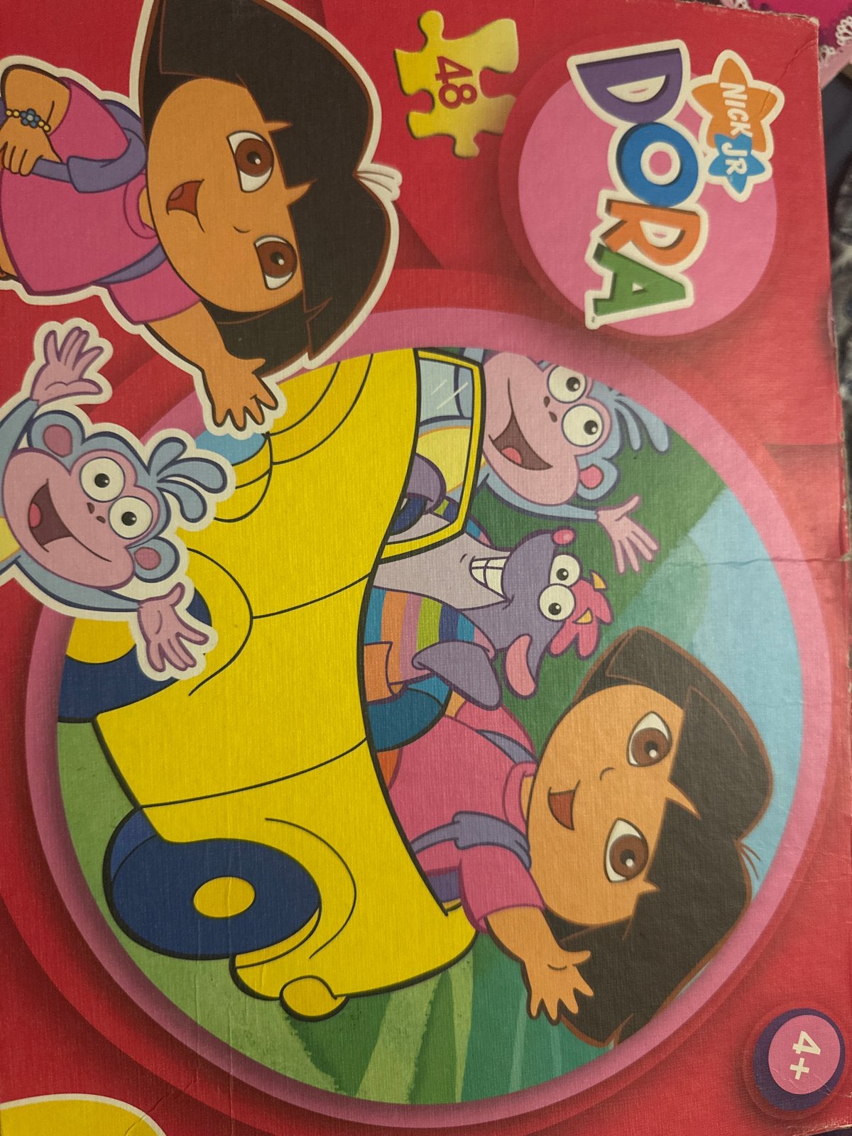 Dora the Explorer puzzel 48 stukjes - Gebruikt, Ophalen, 10 tot 50 stukjes, Gebruikt, 4 tot 6 jaar
