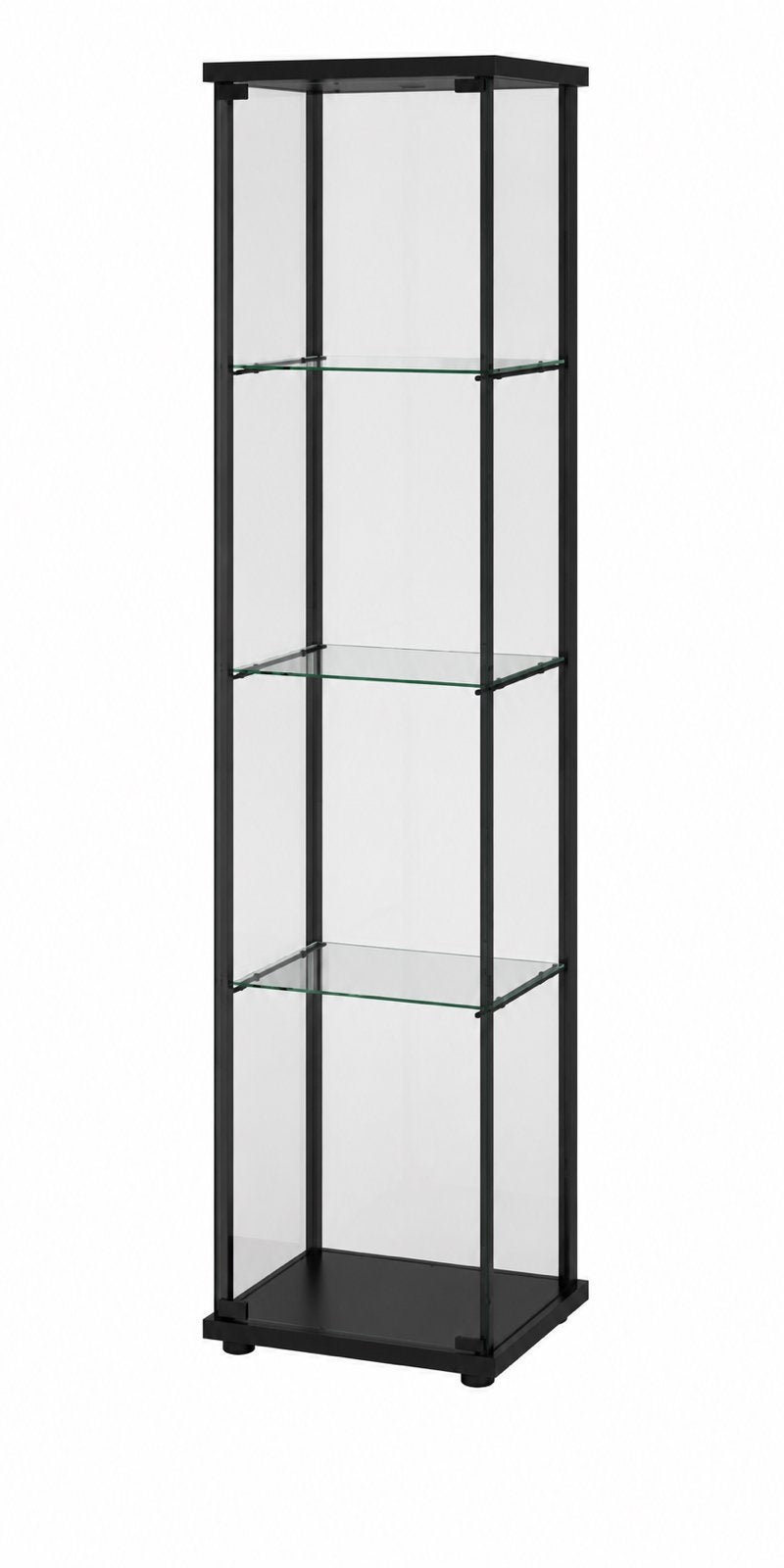 NIEUW - IKEA DETOLF Vitrinekast Zwart - Nieuw in doos, Minder dan 50 cm, Ikea detolf vitrinekast, Nieuw, Ophalen of Verzenden