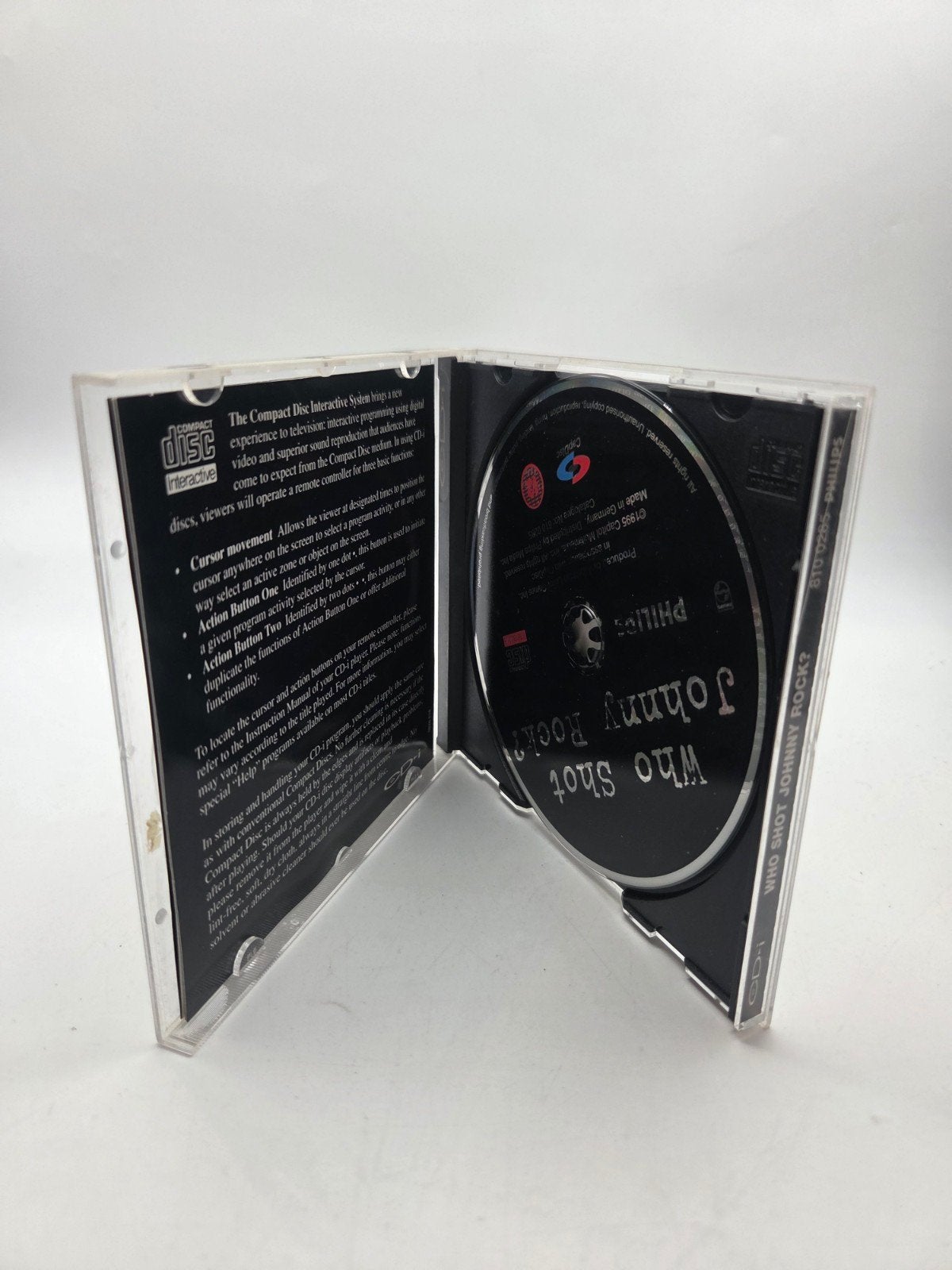 Who Shot Johnny Rock? CD-i - Actie Avontuur Spel, Spelcomputers en Games, Avontuur en Actie, Gebruikt, American Laser Games, 1 speler