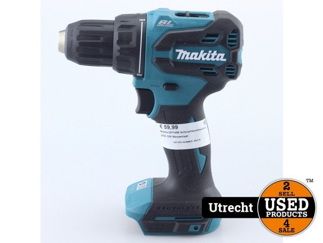 Makita DFF490 Schroef/boormachine 2025 18V Nieuwstaat, Makita, Zo goed als nieuw, Support@makita.com, Makita Corporation, 3-11-8, Sumiyoshi-cho, 
Anjo, Aichi 446-8502
Japan