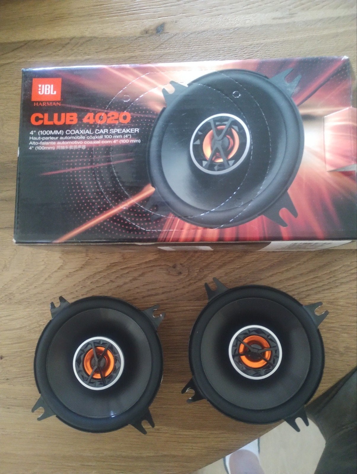 JBL Club 4020 4" (100mm) Coaxiale Autospeakers, Ophalen, Zo goed als nieuw