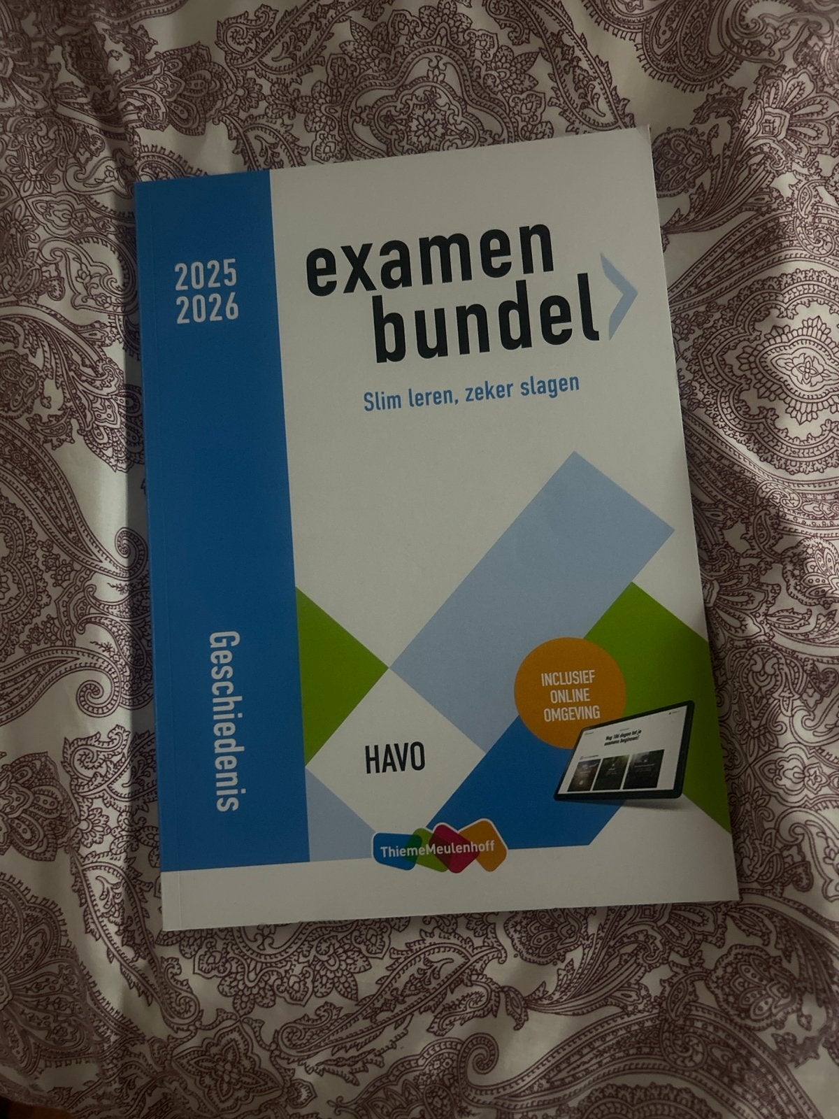 Examenbundel Geschiedenis HAVO 2025-2026 (incl. online), Boeken, Ophalen of Verzenden, Zo goed als nieuw, HAVO, Geschiedenis