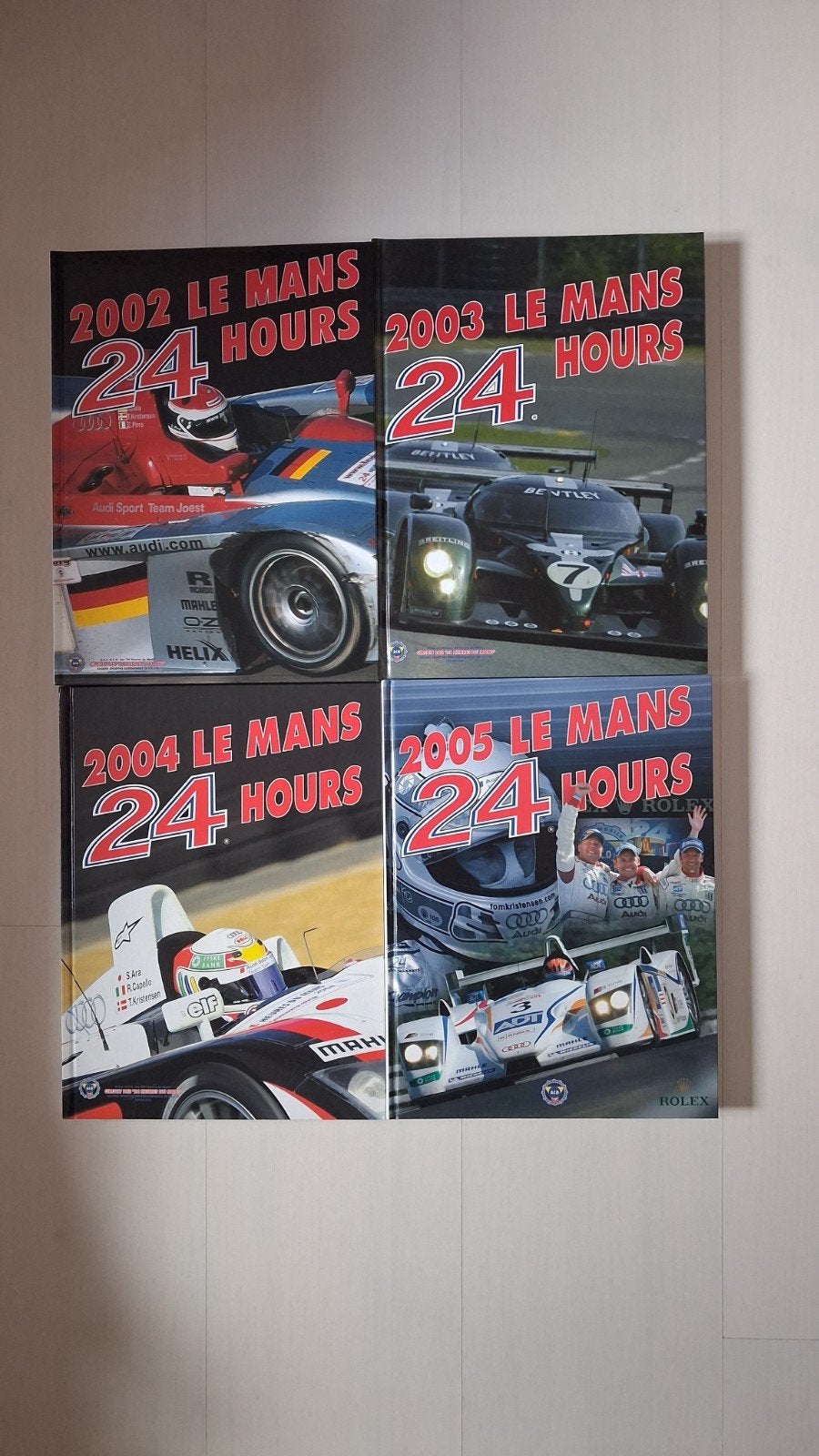 le mans 24hours jaarboeken engels 2002 tm 2005 autosport, Boeken, Ophalen of Verzenden, Zo goed als nieuw, Overige merken