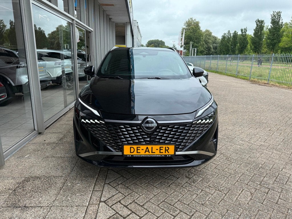 Nissan Qashqai 1.3 MHEV Xtronic Tekna Plus 158PK /PANORAMADA, Auto's, Nissan, Gebruikt, Zwart, 4 cilinders, Zwart