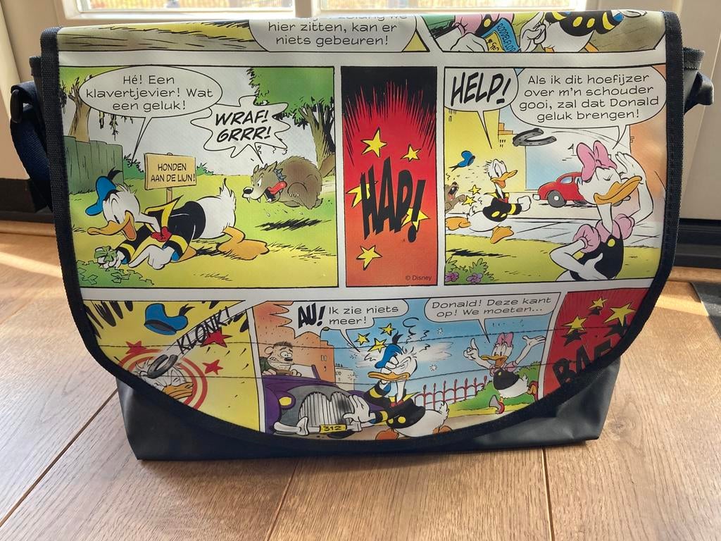 Donald Duck schoudertas NIEUW, Sieraden, Tassen en Uiterlijk, Ophalen of Verzenden, Nieuw, Zwart
