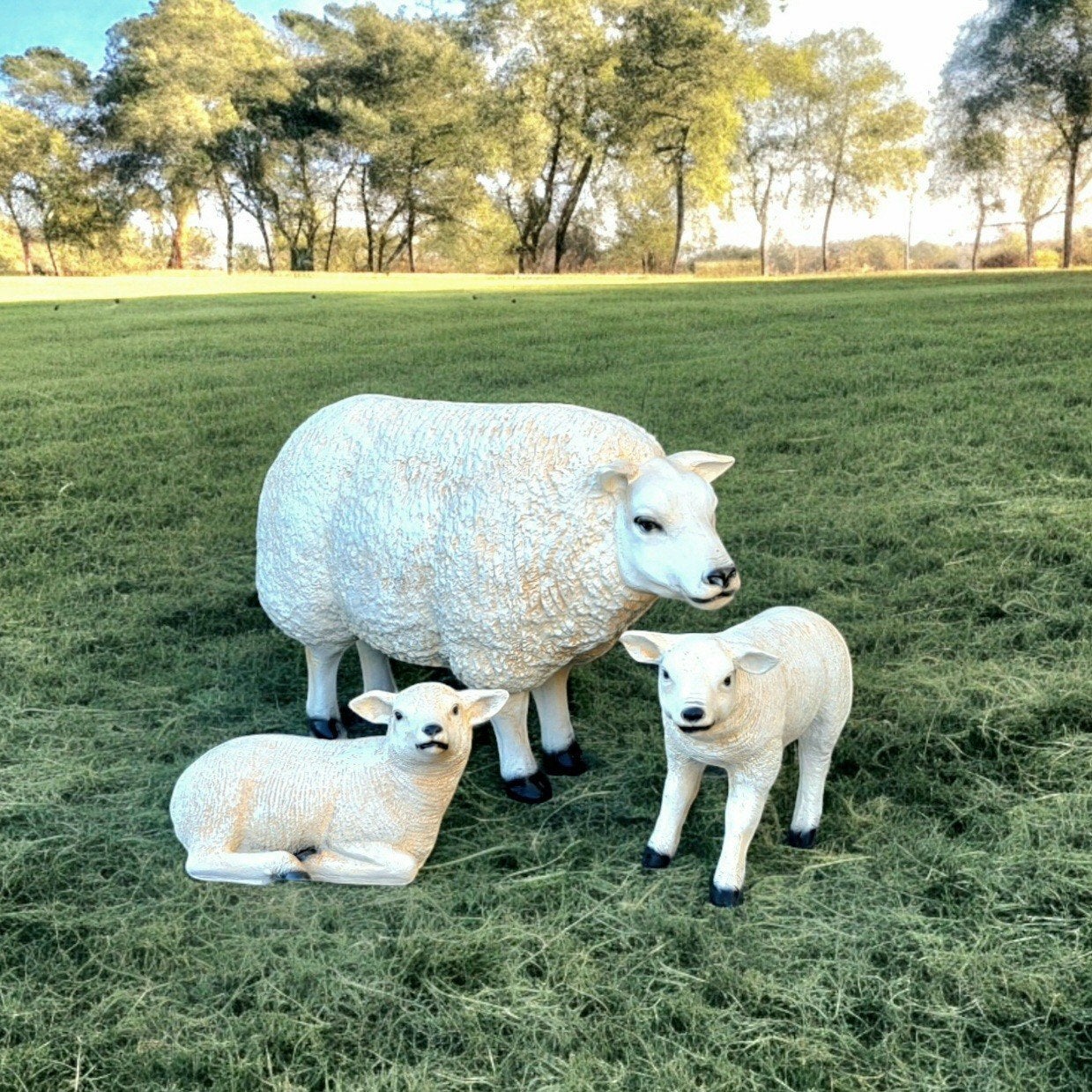 Schapen beeld, koe beeld, kalf beeld, geit, lammetje beeld, Ophalen, Nieuw, Dierenbeeld