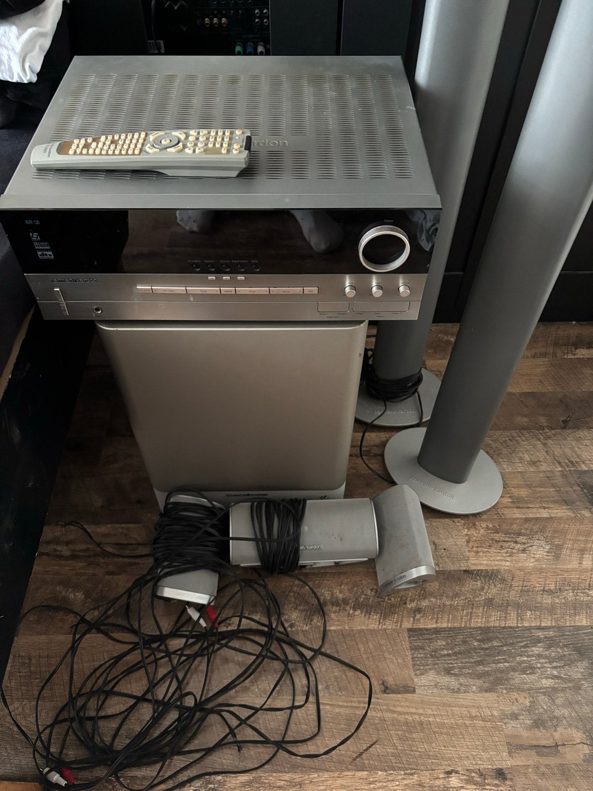 Harman Kardon AVR 3500 Home Cinema Set met Subwoofer, Gebruikt, 70 watt of meer, 5.1-systeem, Overige spelers