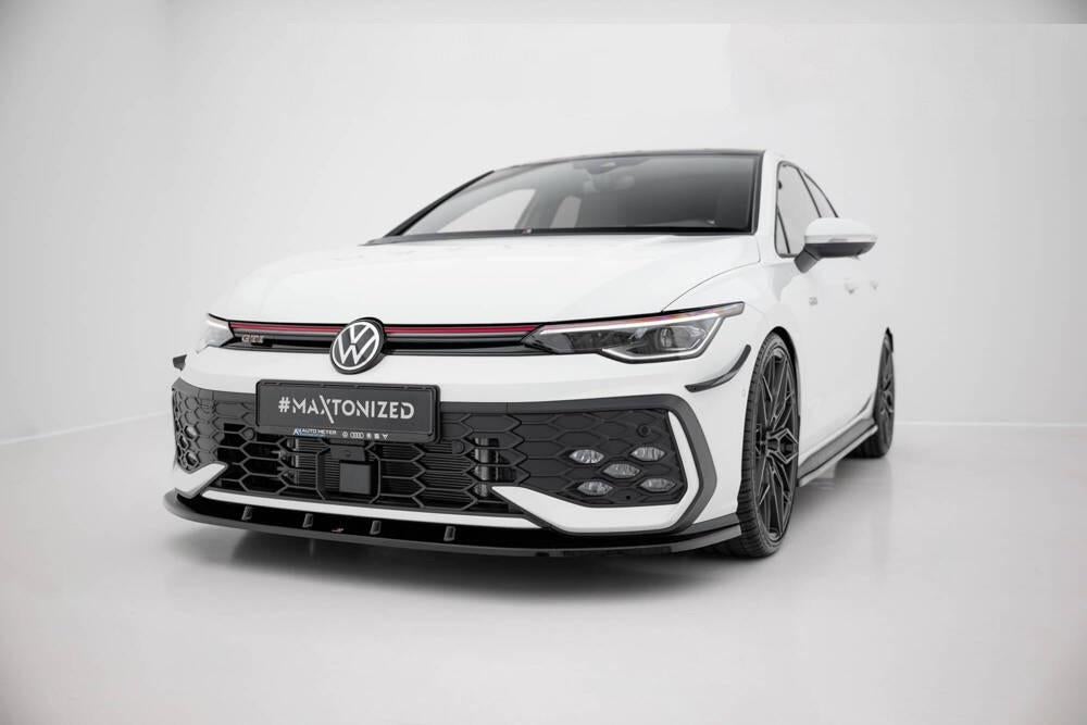 Voorlip sideskirt diffuser spoiler - Golf 8 R-line GTE 24+