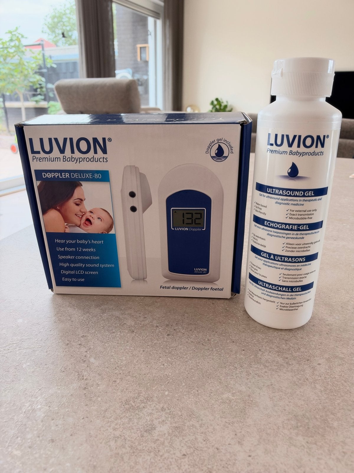 Luvion Doppler Deluxe-80 met nieuwe ultrasound gel, Ophalen of Verzenden, Zo goed als nieuw