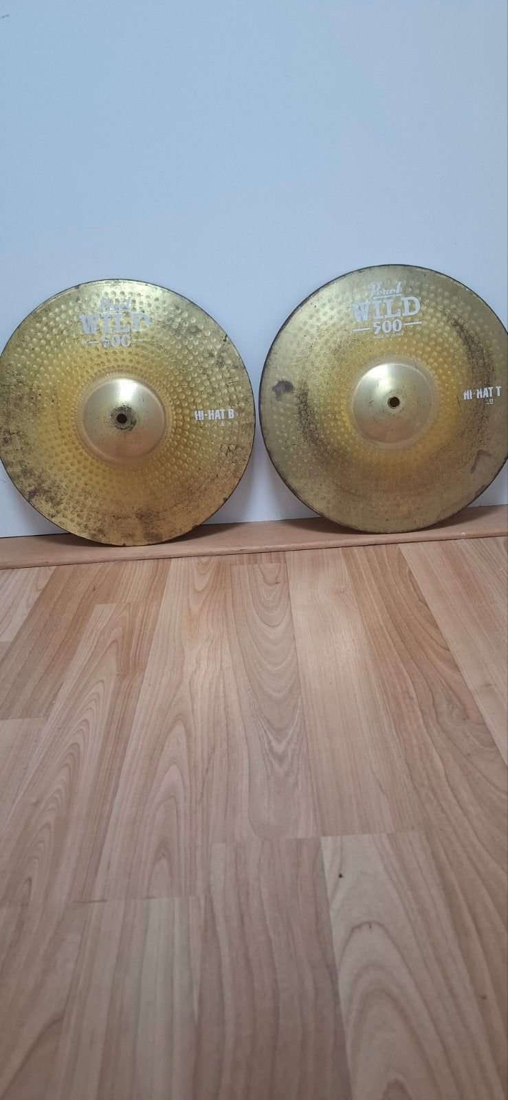 Pearl Wild 500 Hi-Hat Bekkenset - Gebruikt, Muziek en Instrumenten, Ophalen of Verzenden, Gebruikt, Pearl