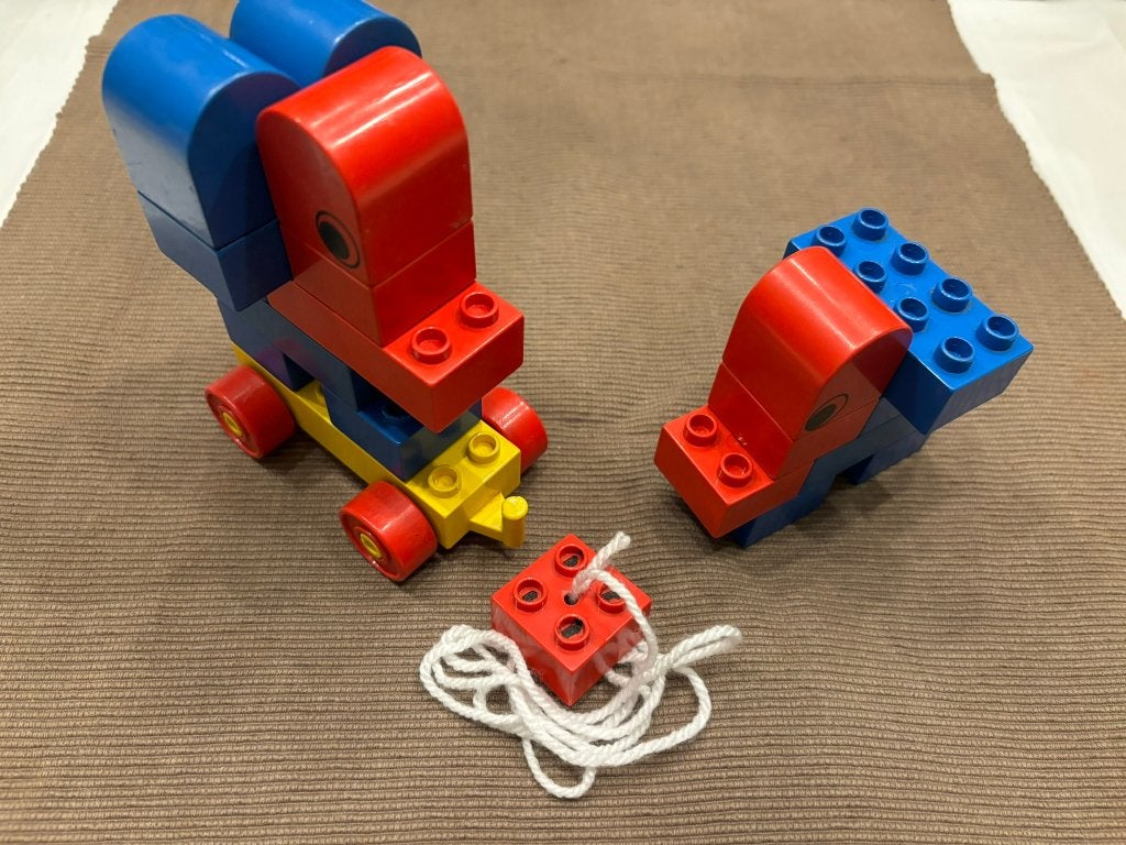 Lego duplo 531 set vintage olifanten set moeder met baby!, Gebruikt, Overige thema's, Overige typen, Ophalen of Verzenden
