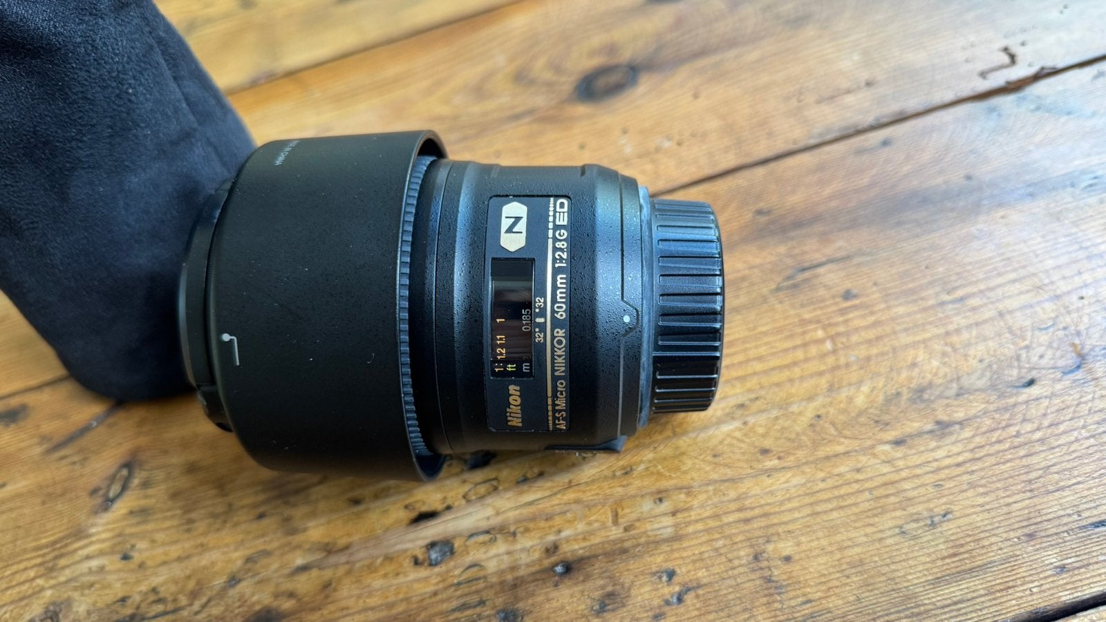 Nikon Nikkor AF-S 60mm f/2.8 G ED Micro + uv filter + zakje, Nikon, Ophalen of Verzenden, Zo goed als nieuw, Nikon F-mount