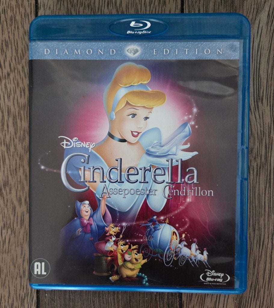 Disney Assepoester Diamond Edition Blu-ray, Inclusief extra's, Alle leeftijden, Film, Ophalen of Verzenden