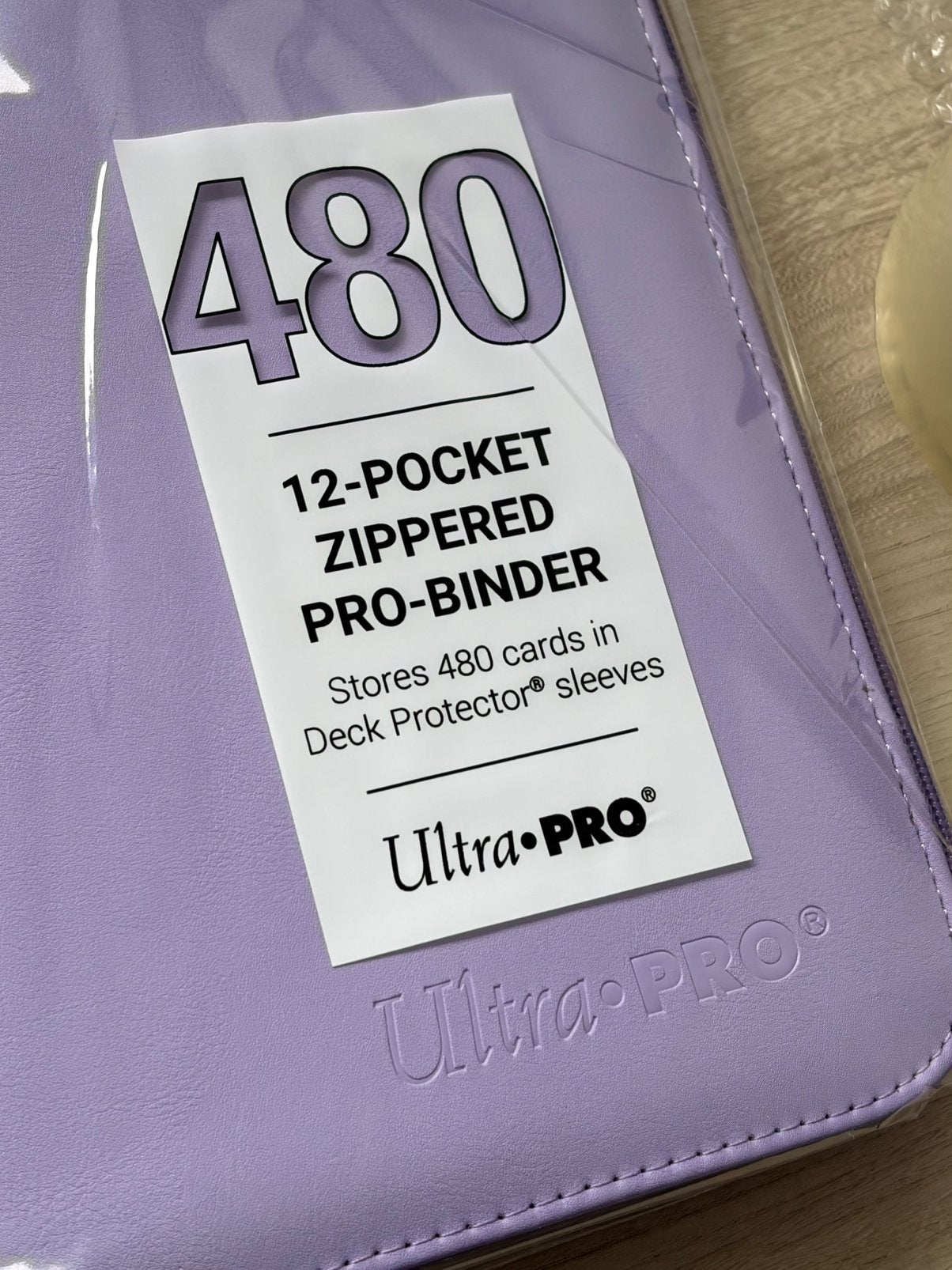 Purple / Lila Ultra PRO Zippered 12 Pocket Pro Binder Vivid, Ophalen of Verzenden, Zo goed als nieuw