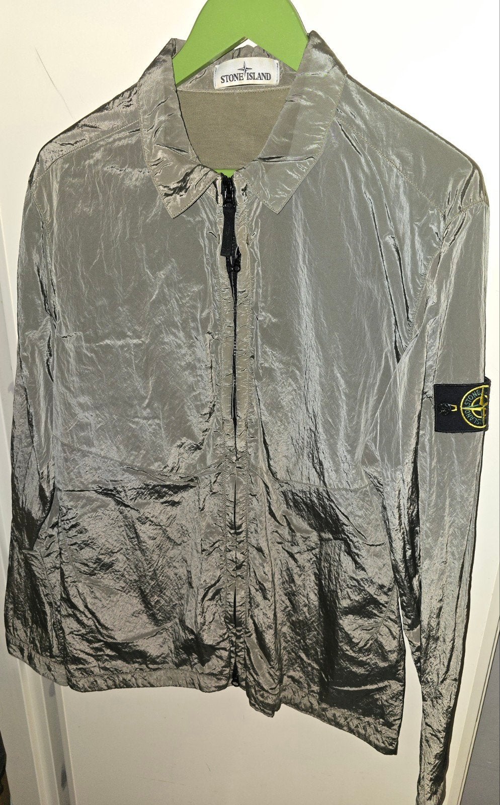 STONE ISLAND NYLON METAL JACKET MAAT XL, Ophalen of Verzenden, Zo goed als nieuw, Maat 56/58 (XL), Zwart