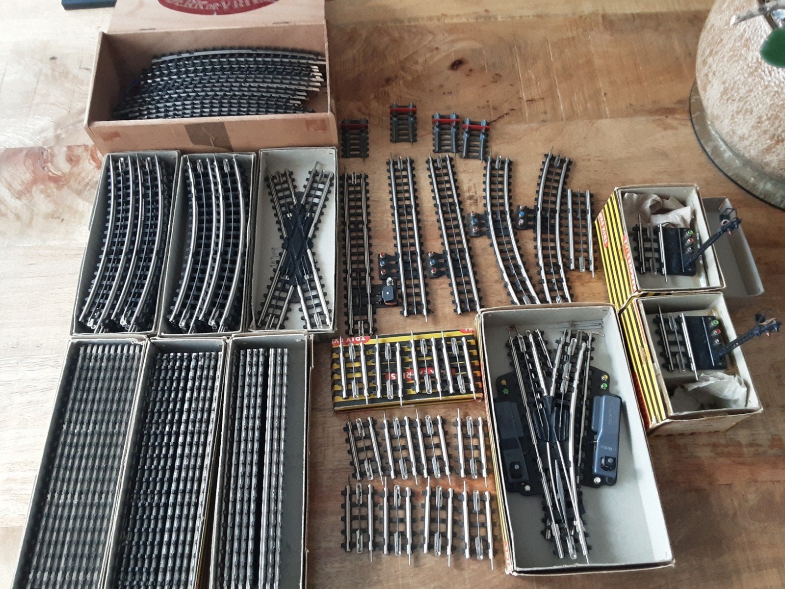 Trix Express rail,wissels seinen en stootblokken., Hobby en Vrije tijd, Gelijkstroom, Trix, Rails, Ophalen of Verzenden