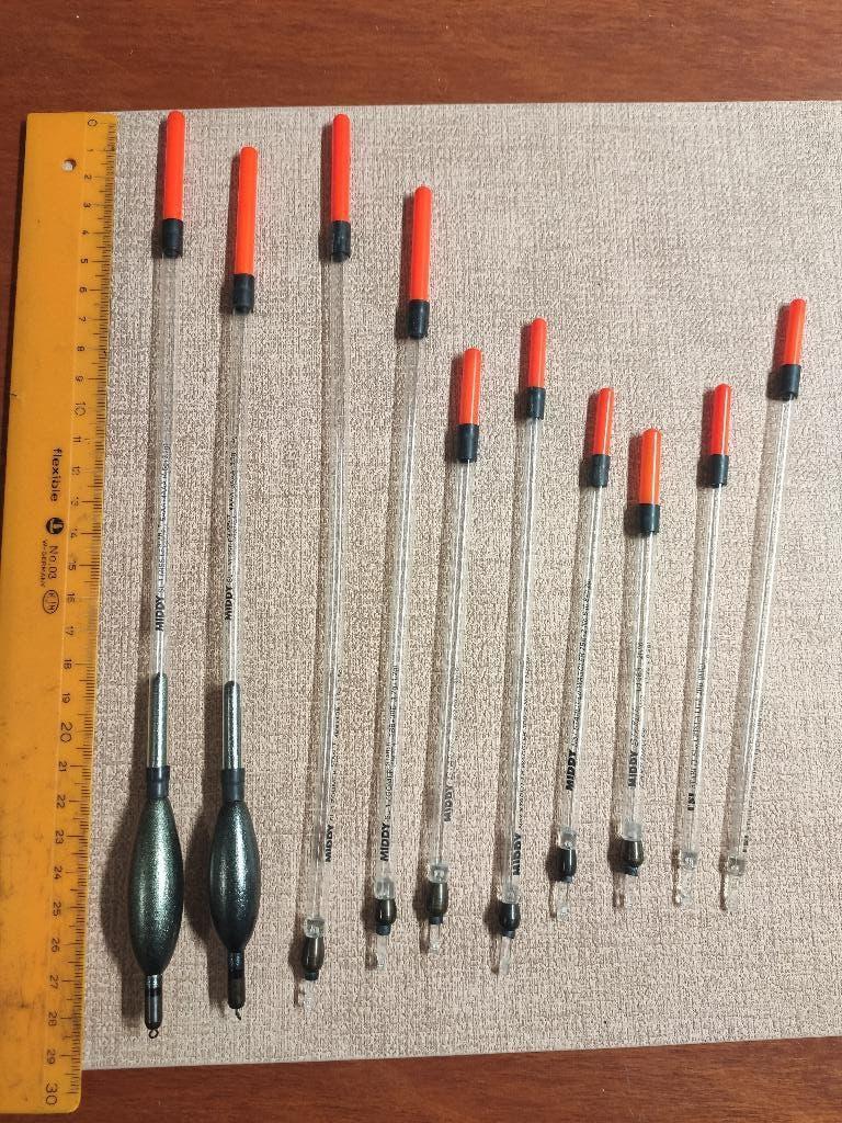 Koker met 10 Middy verzwaarde matchpennen., Ophalen of Verzenden, Nieuw, Overige typen