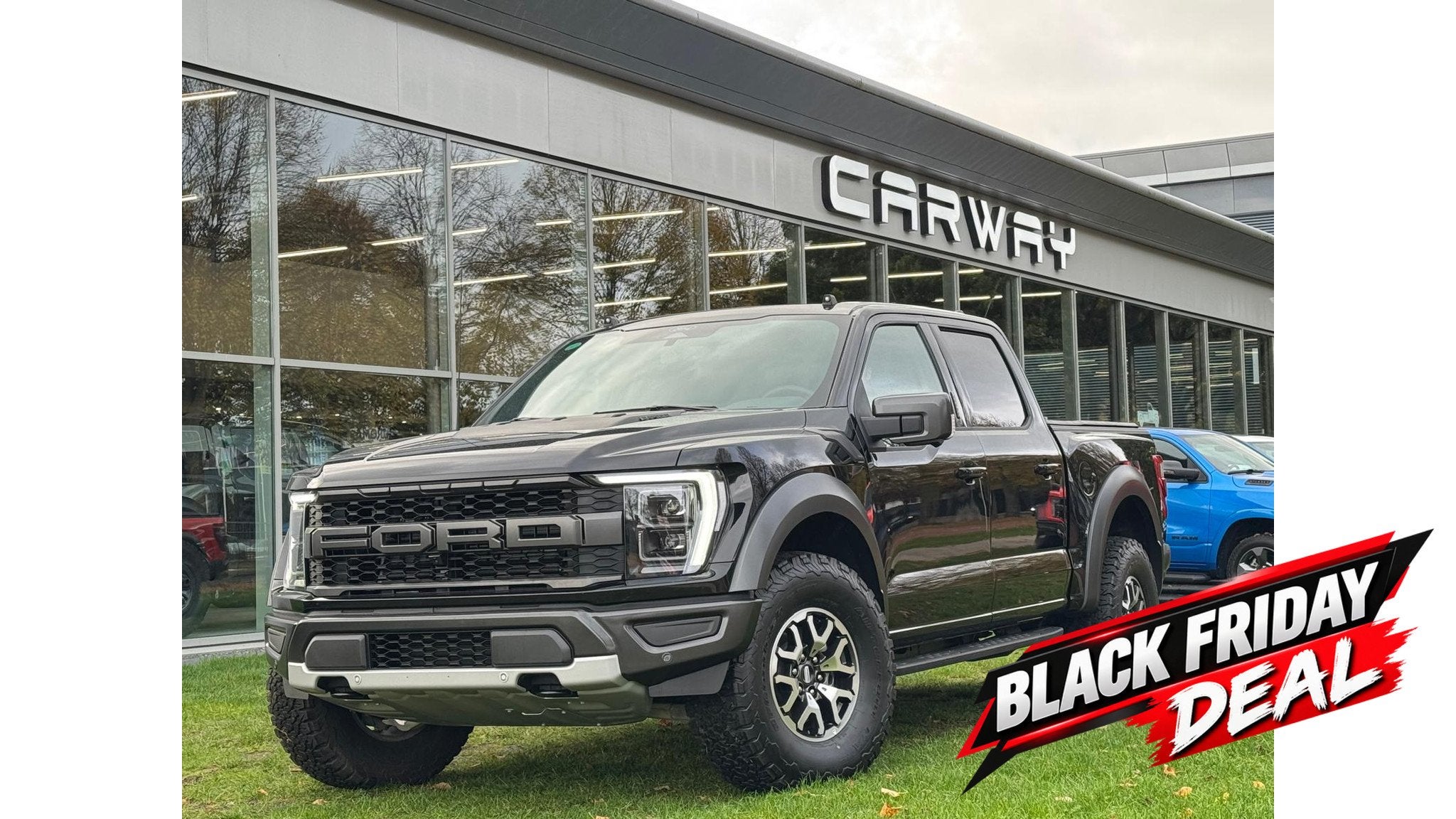 Ford USA F-150 RAPTOR full-options (bj 2022), Auto's, Automaat, Dealer onderhouden, Zwart, F-150
