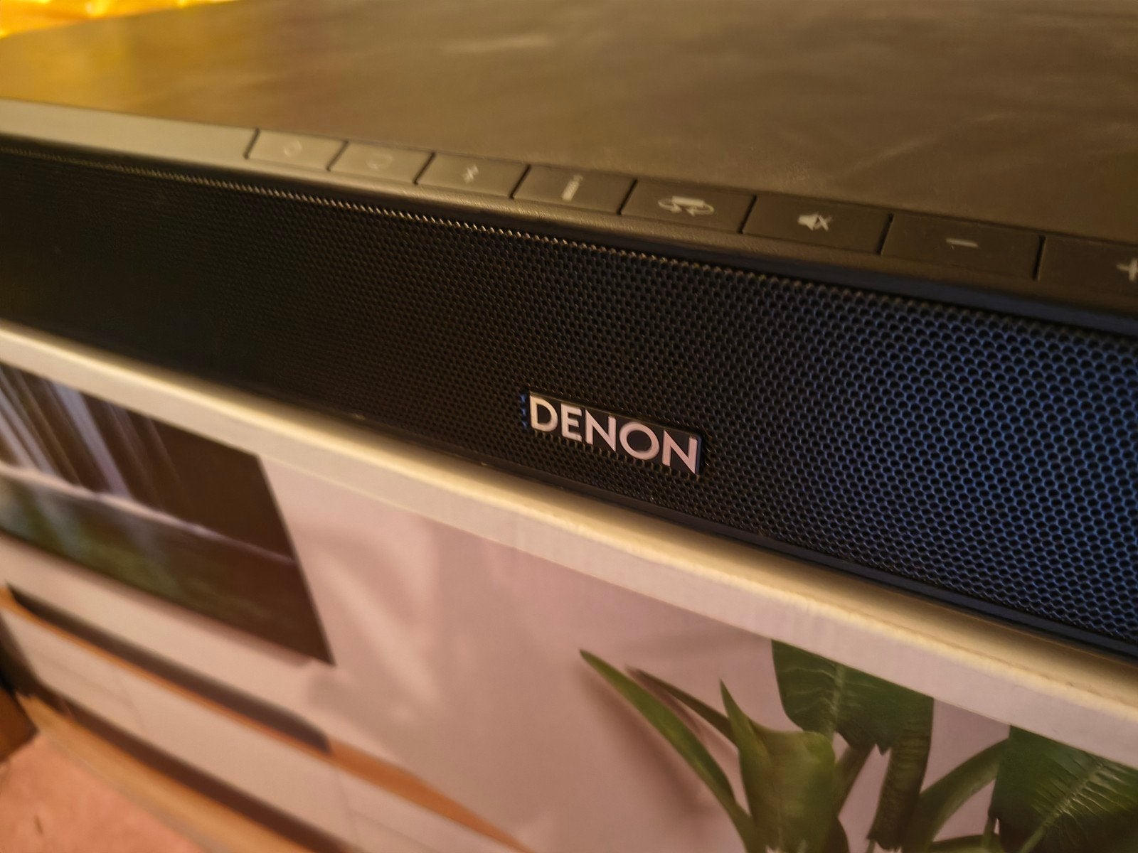 Denon Soundplate met ingebouwde subwoofer, Ophalen of Verzenden, Met ingebouwde subwoofer, Gebruikt