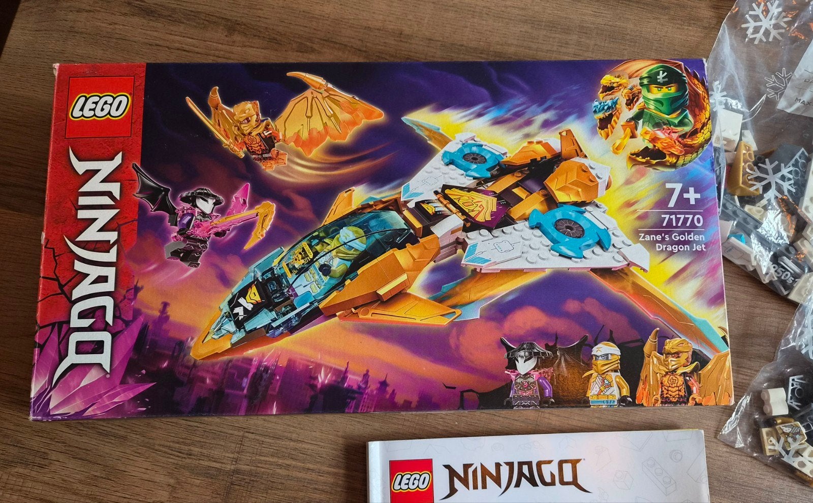 LEGO Ninjago Zane's Gouden Drakenjet 71770, Inclusief instructies, Gebruikt, Lego, Ophalen of Verzenden