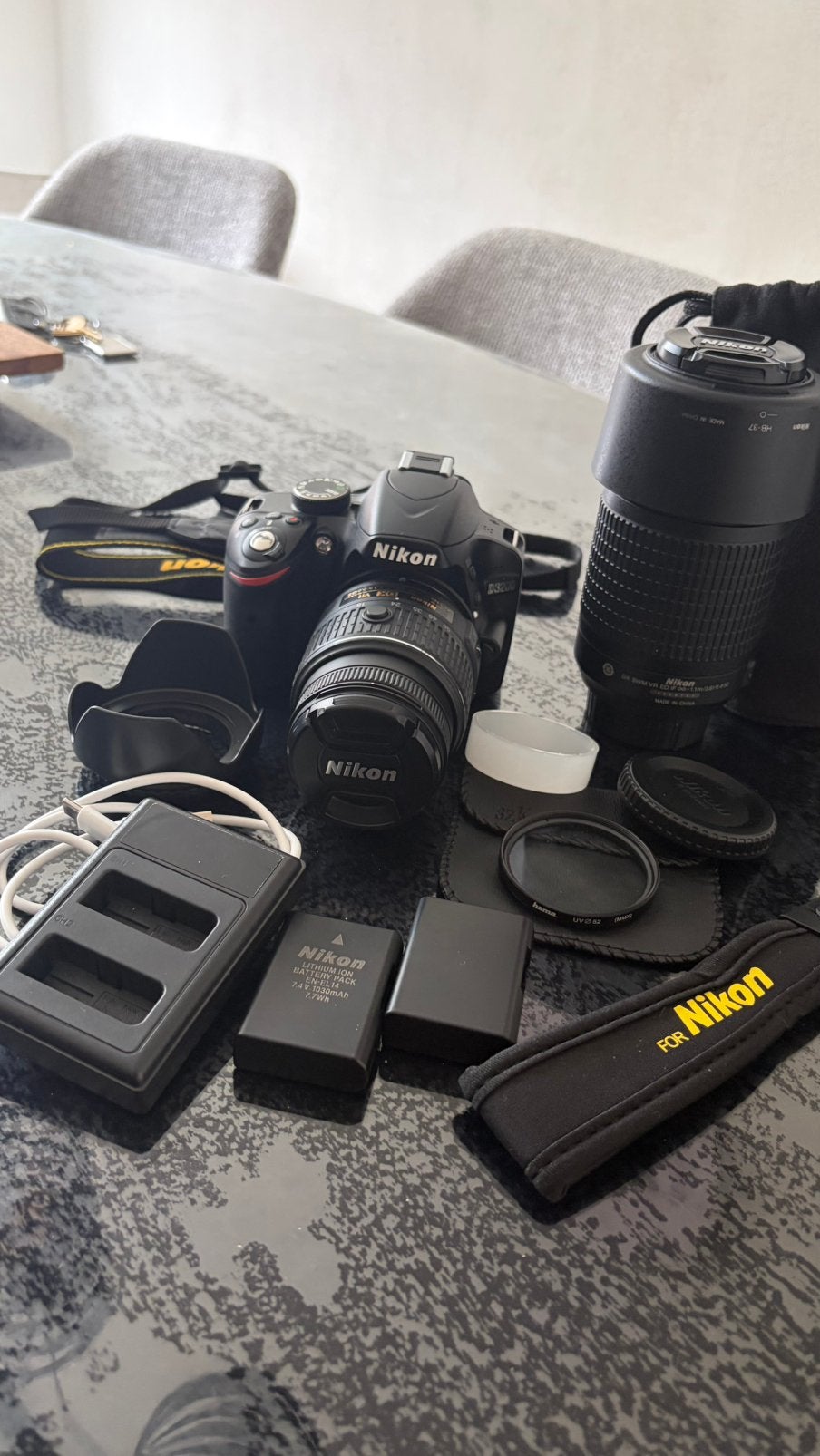 Nikon D3200 + 2 lenzen