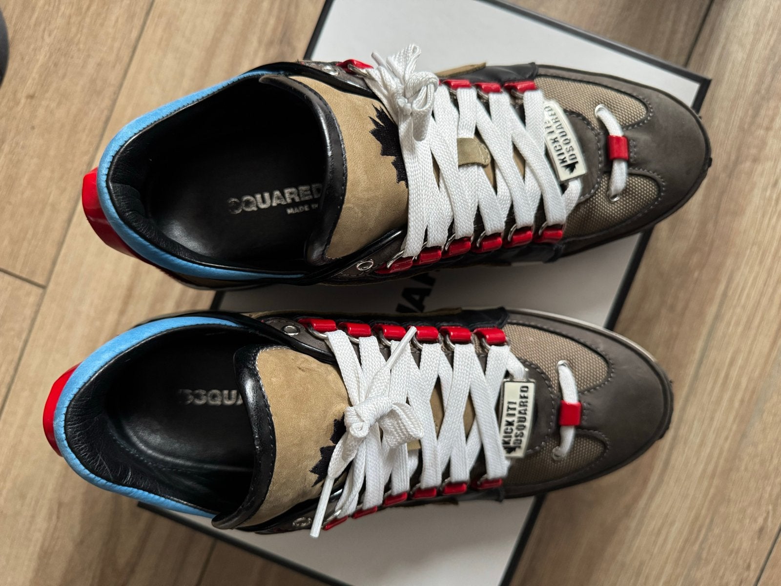Dsquared2 Sneakers - Maat 40 - Zo goed als nieuw, Kleding | Heren, Overige kleuren, Ophalen of Verzenden, Sneakers of Gympen, Zo goed als nieuw