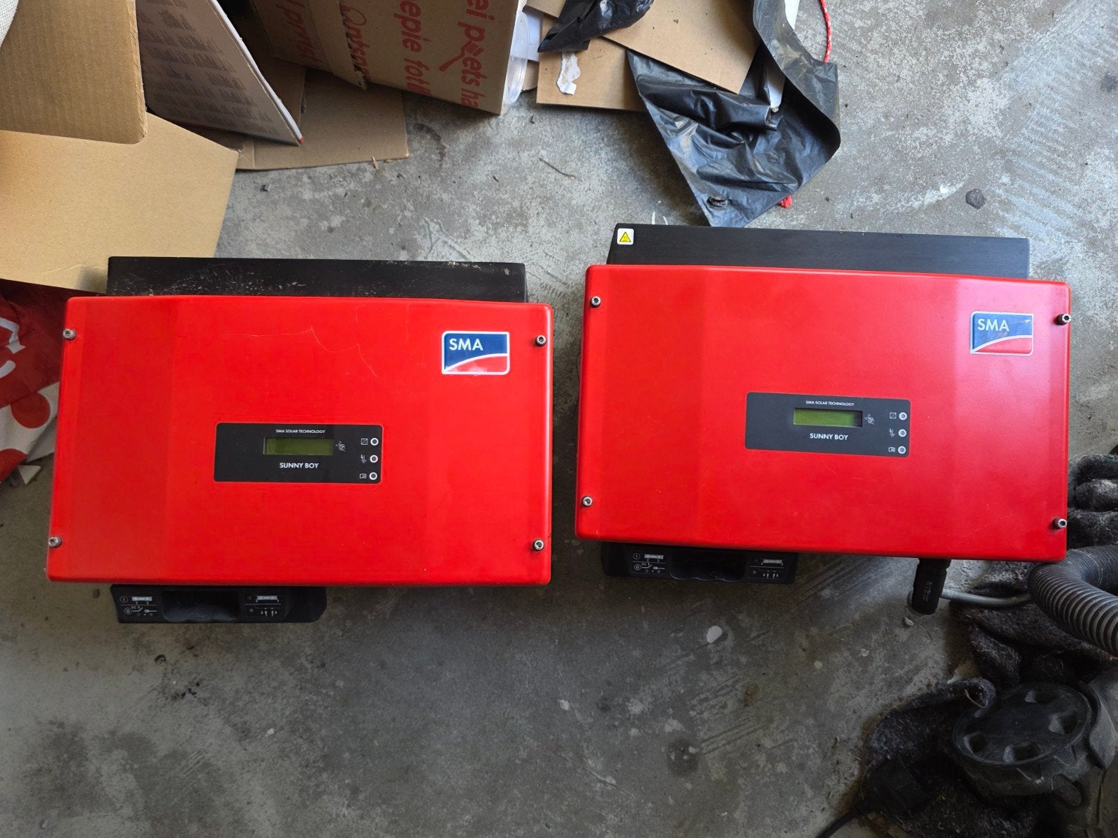 SMA Sunny Boy omvormers: SB1600TL en SB2100TL, Ophalen, Gebruikt, Overige typen, 200 wattpiek of meer